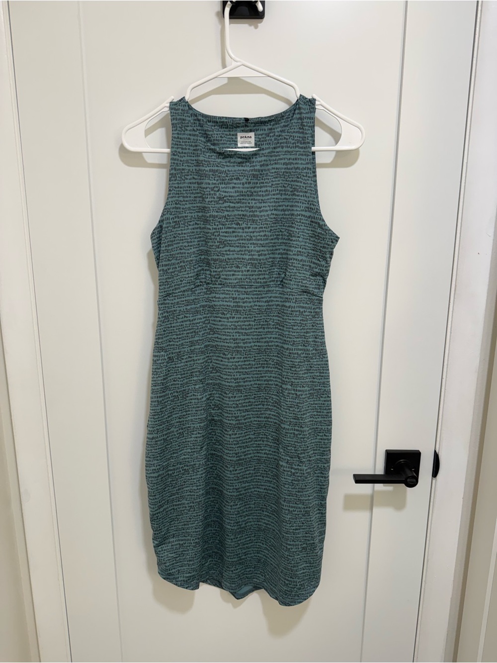 Sleeveless Teal Stretch Prana Dress